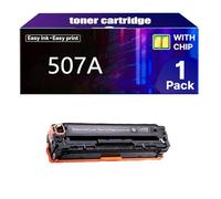 Cartuccia Toner 507A, Compatibile per HP CE400A per Stampanti HP Laserjet CP3525 3525N 3525DN CM3530 3530FS M551N M551DN M551XH,BK-1 pack