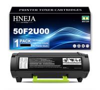 Cartuccia Toner 50F2U00 per Lexmark MS410dn MS410d MS610dtn MS415dn MS610dte MS510dn MS610de MS610dn Stampanti | Alta Capacità | 20000 Pagine,Black-1 Pack