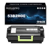 Cartuccia Toner 53B2H00 per Lexmark MS817n MS817dn MS818dn Stampante | Alta Capacità | 25000 Pagine,Black-1 Pack