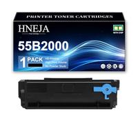 Cartuccia Toner 55B2000 per Lexmark MS331dn MX331adn MS431dn MX431adn MS431dw MX431adw Stampante,Black-1 Pack