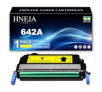 Cartuccia Toner 642A, Cartucce Toner Compatibili CB400A CB401A CB403A CB402A per HP CP4005 CP4005n CP4005dn Stampante,Yellow-1 Pack