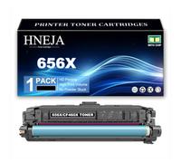 Cartuccia Toner 656X per HP M653x M653dn M653dh M652n M652dn Stampante | Alta Resa CF460X CF461X CF462X CF463X Cartucce Toner Sostitutive,Black-1 Pack