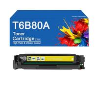 Cartuccia toner a 4 colori ad alta capacità T6B80A compatibile con HP T6B80A/T6B81A/T6B82A sostitutiva per HP Color LaserJet Pro M280nw M281fdn M281fdw,T6B80A-Y