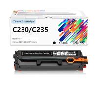 Cartuccia toner ad alta capacità C230 C235 nessun chip Nero Ciano Magenta Giallo Toner ad alta resa di ricambio per stampante multifunzione Xerox C230 C235,K-1500pages