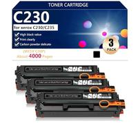 Cartuccia Toner ad alta Capacità C230/C235 per Xerox 006R04391 006R04392 006R04393 006R04394 Stampante, 2 Specifiche Disponibili,3*Black-With Chip
