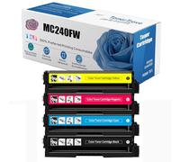 Cartuccia Toner Ad Alta Capacità MC240FW 408451 408452 408453 408454 Compatibile Con Stampanti Ricoh MC240FW PC200W, Senza Chip,4 Colors-1 Pack