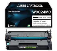Cartuccia toner ad alta capacità W9024MC con chip, cartuccia di inchiostro nero compatibile per stampante laser e fotocopiatrice HP Laser-jet Managed MFP E40040 E40040dn E42540f,Black-11500 Page