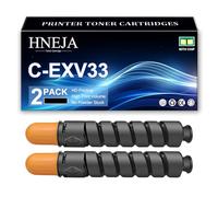 Cartuccia Toner C-EXV33, Cartucce Toner Nere Compatibili 2785B002 per Canon IR2520 IR2520I IR2525 IR2525I IR2530 IR2530I Stampante,Black-2 Pack