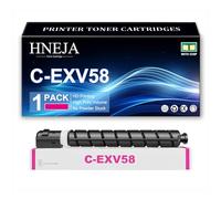 Cartuccia Toner C-EXV58, Cartucce Toner Compatibili 3763C002 3764C002 3765C002 3766C002 per Canon IR-ADV DX C5870 C5860 C5850 C5840 Stampante,Magenta-1 Pack