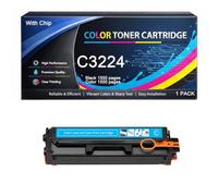 Cartuccia toner C3224 con chip compatibile con Lexmark MC3224 C3220K0 C3220C0 C3220M0 C3220Y0 1500 pagine per stampanti C3224 C3326 C3426 MC3224 MC3326 MC3426