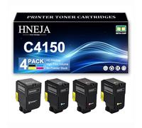 Cartuccia Toner C4150, Cartucce Toner Compatibili 24B6519 24B6516 24B6517 24B6518 per Lexmark C4150 Stampante,4 Colors-1 Pack