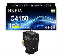 Cartuccia Toner C4150, Cartucce Toner Compatibili 24B6519 24B6516 24B6517 24B6518 per Lexmark C4150 Stampante,Yellow-1 Pack