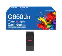 Cartuccia toner C650dn ad alta capacità, ricambio per stampante Oki C650dn, facile da installare e utilizzare.,C650dn-Magenta