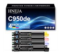 Cartuccia Toner C950de, Cartucce Toner Compatibili C950X2KG C950X2CG C950X2MG C950X2YG per Lexmark C950de C950dte Stampante,4 Colors-1 Pack