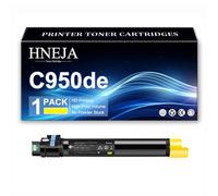 Cartuccia Toner C950de, Cartucce Toner Compatibili C950X2KG C950X2CG C950X2MG C950X2YG per Lexmark C950de C950dte Stampante,Yellow-1 Pack