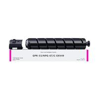Cartuccia toner colore, compatibile con Canon, C3320L C3530 C3525 | NPG67, GPR-53, C-EXV49, nero ciano magenta giallo, nero 30000 pagine, colore 12000 pagine(Magenta)