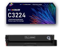 Cartuccia toner compatibile C3224 Sostituzione C3210K0 C3210C0 C3210Y0 C3210M0 per stampante Lexmark C3224 MC3224 C3224dw MC3224adwe MC3224dwe MC3224i MC3326adwe senza chip,Black-1Pack