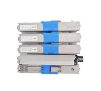 Cartuccia toner, compatibile con OKI, C301 C321 MC332 MC342 | Con chip, BK 44973536 44973544; CMY 44973535 44973543 44973534 44973542 44973533 44973541(1pcs----Yellow)
