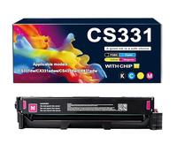 Cartuccia Toner Compatibile CS331 stampanti per Lexmark CS331 CS331DW CS431 CS431DW CX331 CX431, Alta Resa 1500 Pagine, Stampa ad Alta Definizione (CON CHIP),Magenta-1 set