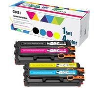 Cartuccia Toner Compatibile CX431 Ad Alta Capacità Da 4500 Pagine Per Stampanti Lexmark CS331DW CS431DW CX331ADWE CX431ADW (senza Chip),4 Colors-1 Pack