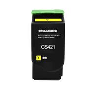 Cartuccia toner compatibile for Lexmark CS321 CS421 CS521 CS621 CS622 CX421 CX521 CX522 CX621 CX622 CX625(Yellow-1.4k)