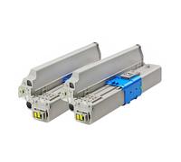Cartuccia toner compatibile for stampanti OKI C332 MC363 C332dn Cartucce toner nero e a colori(2pc Black)