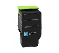 Cartuccia Toner compatibile Lexmark 78C2XC0 ciano ad alta capacità per Stampante LEXMARK CX622ADE