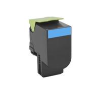 Cartuccia Toner compatibile Lexmark 80C2SC0 / 802SC ciano per Stampante LEXMARK CX510DE