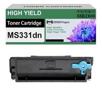 Cartuccia Toner Compatibile MS331dn 55B2000 55B2H00 55B2X00 Di Ricambio Per Stampanti Lexmark MS331dn MX331adn MS431dn MS431dw MX431adn MX431adw MX432adwe,Black-20000 Pages