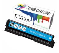 Cartuccia toner compatibile per Lexmark C3224 C3210K0 C3210C0 C3210M0 C3210Y0, compatibile con stampante C3224dw C3326dw C3426dw MC3224adwe MC3224dwe MC3224i MC3326i, senza chip,Cyan-1Pack