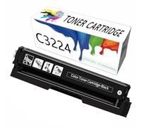 Cartuccia toner compatibile per Lexmark C3224 C3210K0 C3210C0 C3210M0 C3210Y0, compatibile con stampante C3224dw C3326dw C3426dw MC3224adwe MC3224dwe MC3224i MC3326i, senza chip,Black-1Pack