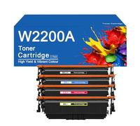 Cartuccia toner compatibile W2200A compatibile per W2200A/01A/02A/03A sostituzione per stampanti HP Color LaserJet Pro 4201-4203cdn/dn/dw,W2200A -4 Color