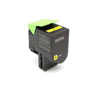 Cartuccia toner con chip, compatibile con Lexmark | CS410 CS510 CX310 CX327 CX410 CX510 CS317 CS417 CS517 CX417 CX517 Stampante(Yellow-3K)