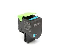 Cartuccia toner con chip, compatibile con Lexmark | CS410 CS510 CX310 CX327 CX410 CX510 CS317 CS417 CS517 CX417 CX517 Stampante(Cyan-3K)