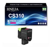 Cartuccia Toner CS310, Cartucce Toner Compatibili 70C20K0 70C20C0 70C20M0 70C20Y0 per Lexmark CS310n CS310dn CS410n CS410dn CS410dtn CS510de CS510dte Stampanti,Magenta-1 Pack