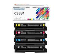 Cartuccia toner CS331 per Lexmark CS331 CS431dw CX331 CX431dw di ricambio (senza chip), stampante compatibile 20N30K0 20N30C0 20N30M0 20N30Y0,Set-1500pages