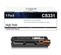 Cartuccia Toner CS331 Ricambio Compatibile Per Lexmark CS331 20N10K0 20N10C0 20N10M0 20N10Y0 Per Stampanti CS331DW CS431DW CX331ADWE CX431ADW, Senza Chip, 1500 Pagine,Black-1 Pack