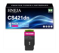 Cartuccia Toner CS421dn, Cartucce Toner Compatibili 78C2XK0 78C2XC0 78C2XM0 78C2XY0 per Lexmark CS421dn CX421adn CS521dn CX522ade CS622de CX622ade CX625adhe Stampanti,Magenta-1 Pack