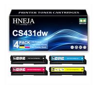 Cartuccia Toner CS431dw, Cartucce Toner Compatibili 20N20K0 20N20C0 20N20M0 20N20Y0 per Lexmark CS331dw CS431dw CX331adwe CX431adw Stampante,4 Colors-1 Pack