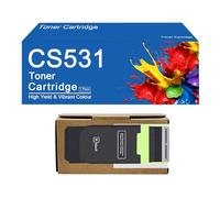 Cartuccia Toner CS531 Compatibile ad Alta Resa - Ricambio per stampanti Lexmark CS531, CS531dw, CX532adwe, CS632dw, CX635adwe - Stampa Nitida,CS531-Black