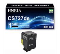 Cartuccia Toner CS727de, Cartucce Toner Compatibili 75B20K0 75B20C0 75B20M0 75B20Y0 per Lexmark CS727de CX727de CS728de Stampanti,Black-1 Pack
