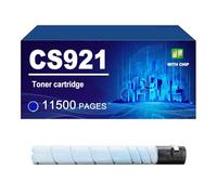 Cartuccia Toner CS921 Compatibile Per Lexmark 76C00K0 76C00C0 76C00M0 76C00Y0. Funziona Con La Stampante CX921de CX922de CX923dte CX923dxe CX924dte CS923de CX920de 924dxe.,Cyan-1 Pack