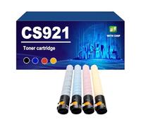 Cartuccia Toner CS921 Compatibile Per Lexmark 76C00K0 76C00C0 76C00M0 76C00Y0. Funziona Con La Stampante CX921de CX922de CX923dte CX923dxe CX924dte CS923de CX920de 924dxe.,4 colors-1 Set