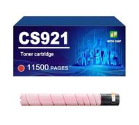 Cartuccia Toner CS921 Compatibile Per Lexmark 76C00K0 76C00C0 76C00M0 76C00Y0. Funziona Con La Stampante CX921de CX922de CX923dte CX923dxe CX924dte CS923de CX920de 924dxe.,Magenta-1 Pack