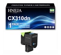 Cartuccia Toner CX310dn, Cartucce Toner Compatibili 80C2SK0 80C2SC0 80C2SM0 80C2SY0 per Lexmark CX510de CX510dhe CX410e CX410de CX410dte CX310n CX310dn Stampante,Cyan-1 Pack