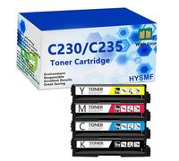 Cartuccia toner di ricambio a 4 colori C230/C235 per stampante per Xerox C235 C230, [CON chip] 3000 pagine ad altissima resa 006R04391 006R04392 006R04393 006R04394,BKMYC -1 Pack