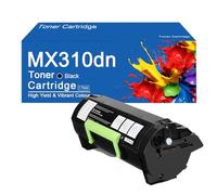 Cartuccia toner di ricambio MX310dn 60F1H00 60F2H00 per stampante Lexmark MX310dn 410de MX510de 511de 610de 611de,MX310dn-1Set