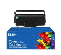 Cartuccia Toner E120n Con Chip, Compatibile Con Le Stampanti Lexmark E120 Ed E120n, 12015SA, 12035SA Cartuccia Toner Nera, E120n