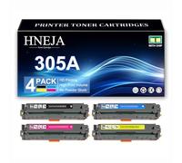 Cartuccia Toner Ricambio 305A, Cartucce Toner Compatibili CE410A CE411A CE412A CE413A Per HP M351 M351a M375nw M475dw M451 M451dn M451dw M451nw M475 M475dn Stampante,4 Colors-1 Pack