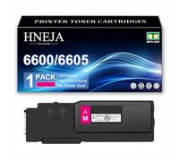 Cartuccia Toner Ricambio 6600, Compatibile Cartucce Toner 106R02232 106R02229 106R02230 106R02231 per Xerox WorkCentre 6605N 6605DN Stampante,Magenta-1 Pack